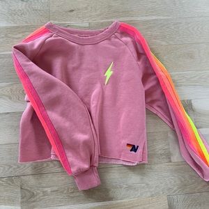 AVIATOR CROPPED SWEATSHIRT!!